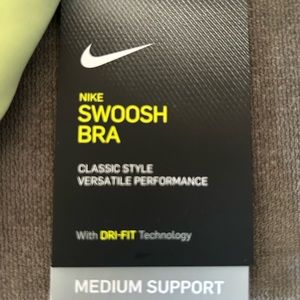 Nike Swoosh Bra, size small, med support, adult or teen